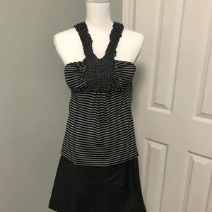 Candie's Striped Racerback Tank - Size M